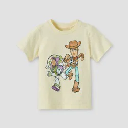 Disney Toddler Boys' Toy Story Short Sleeve T-Shirt - Yellow 4T
