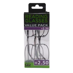 SAV Eyewear Reading Glasses Value Pack, +1.25