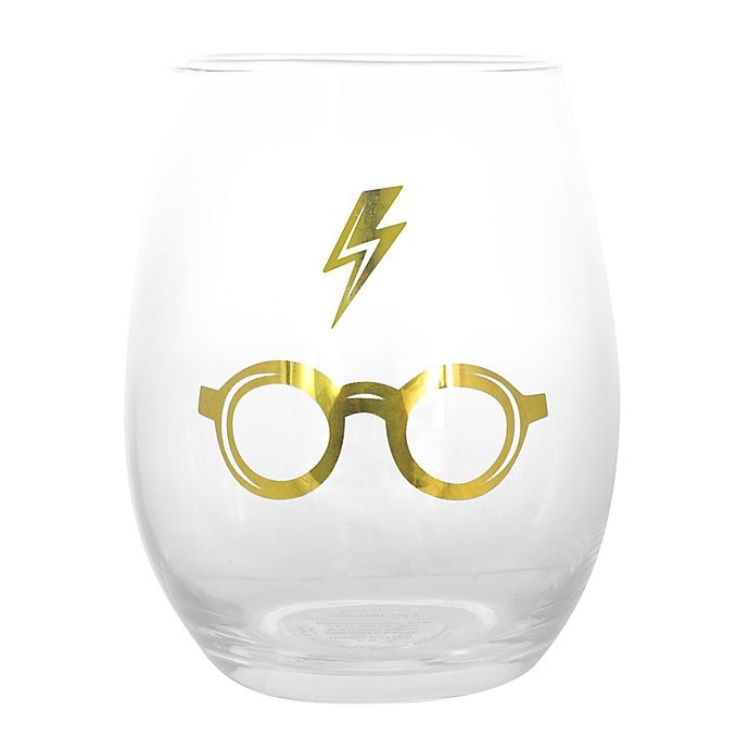 slide 3 of 5, Harry Potter Stemless Wine Glasses, 4 ct