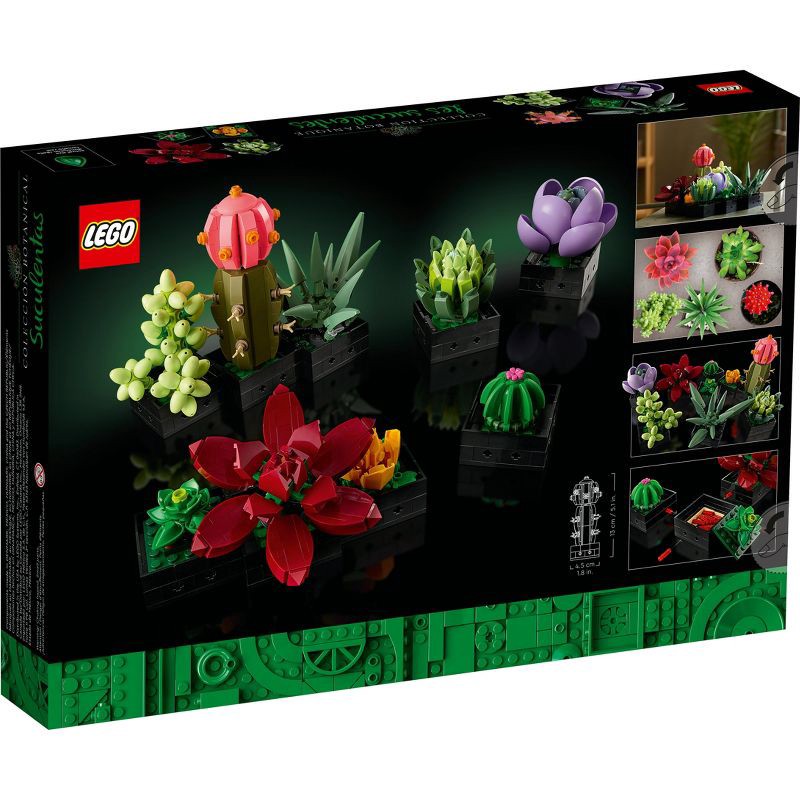 slide 4 of 6, LEGO Icons Succulents Plants and Flowers Set 10309, 1 ct