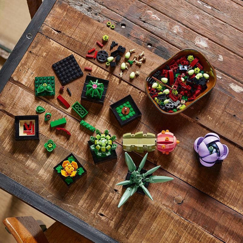 slide 5 of 6, LEGO Icons Succulents Plants and Flowers Set 10309, 1 ct