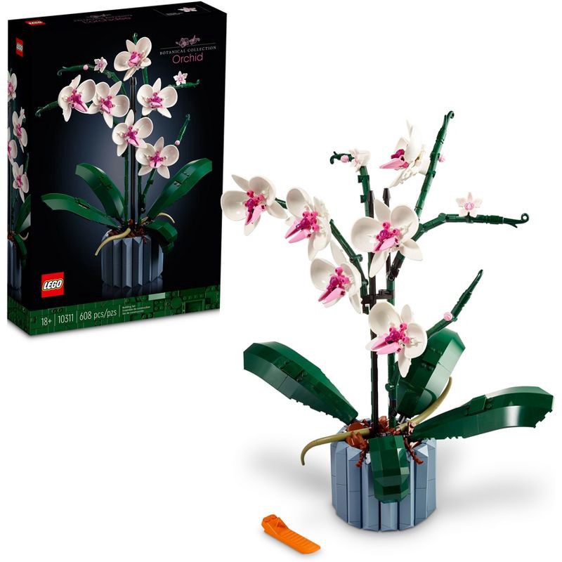 slide 1 of 6, LEGO Icons Orchid Plant and Flowers Set 10311, 1 ct