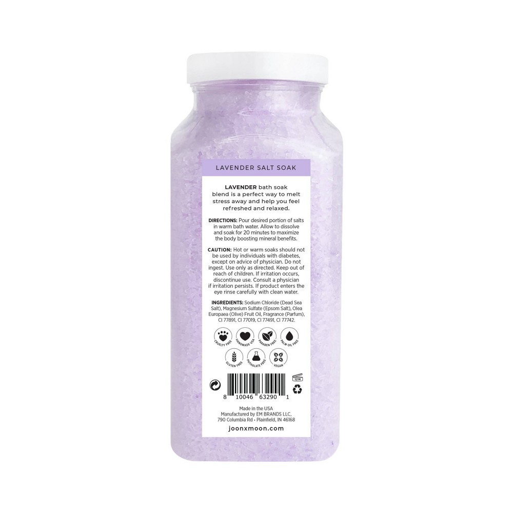 slide 4 of 4, Joon X Moon Lavender Salt Bath Soak - 16oz, 16 oz