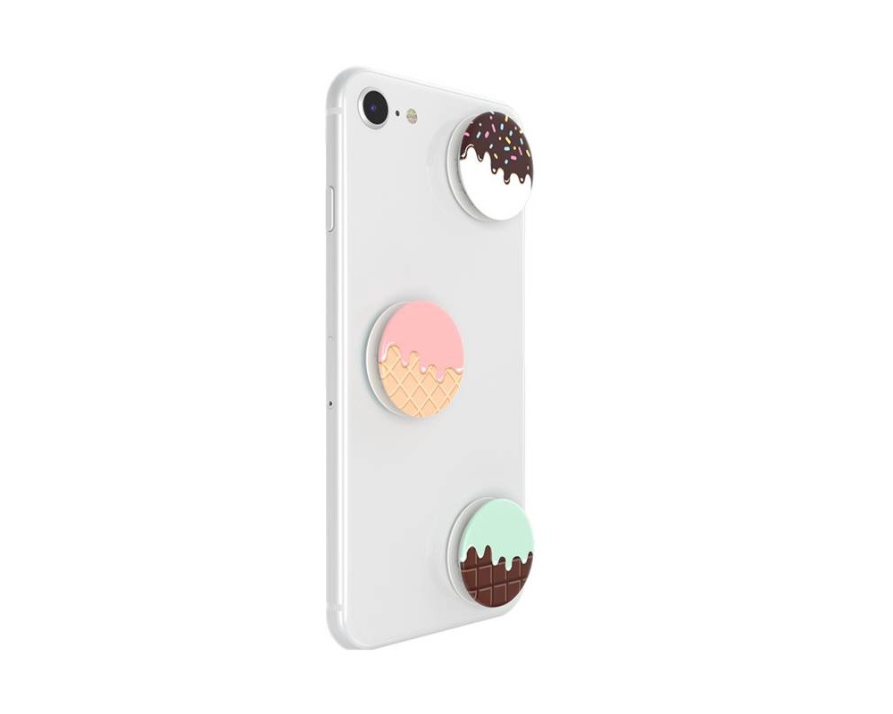 slide 3 of 6, PopSockets Popmini Cell Phone Grip & Stand - Drippy Ice Creams, 1 ct