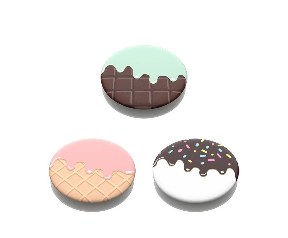 slide 6 of 6, PopSockets Popmini Cell Phone Grip & Stand - Drippy Ice Creams, 1 ct