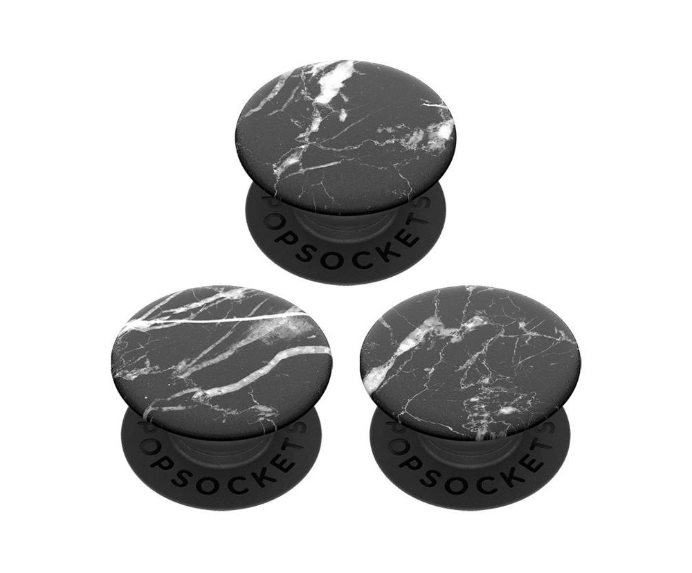 slide 3 of 6, PopSockets Popmini Cell Phone Grip & Stand - Black Marble, 1 ct