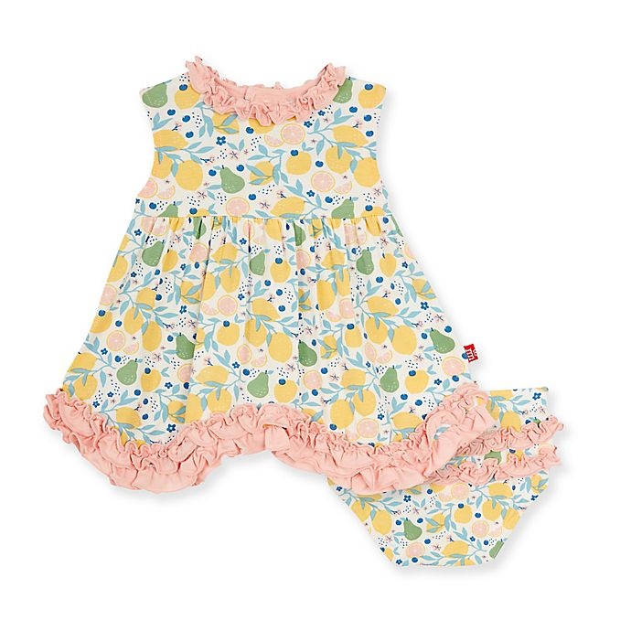 slide 1 of 1, Magnetic Me by Magnificent Baby Magnetic Dress -24M Citrus Bloom, 1 ct