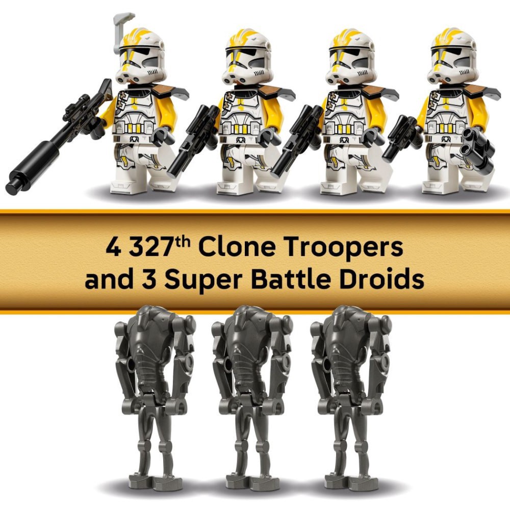 slide 6 of 6, LEGO Star Wars 327th Star Corps Clone Troopers Battle Pack 75431, 258 ct