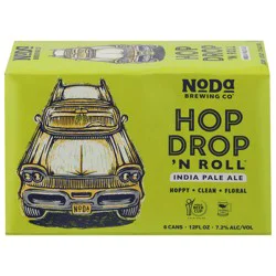 NoDa Brewing Co. India Pale Ale Hop Drop 'N Roll Beer, 6 - 12 fl oz Cans