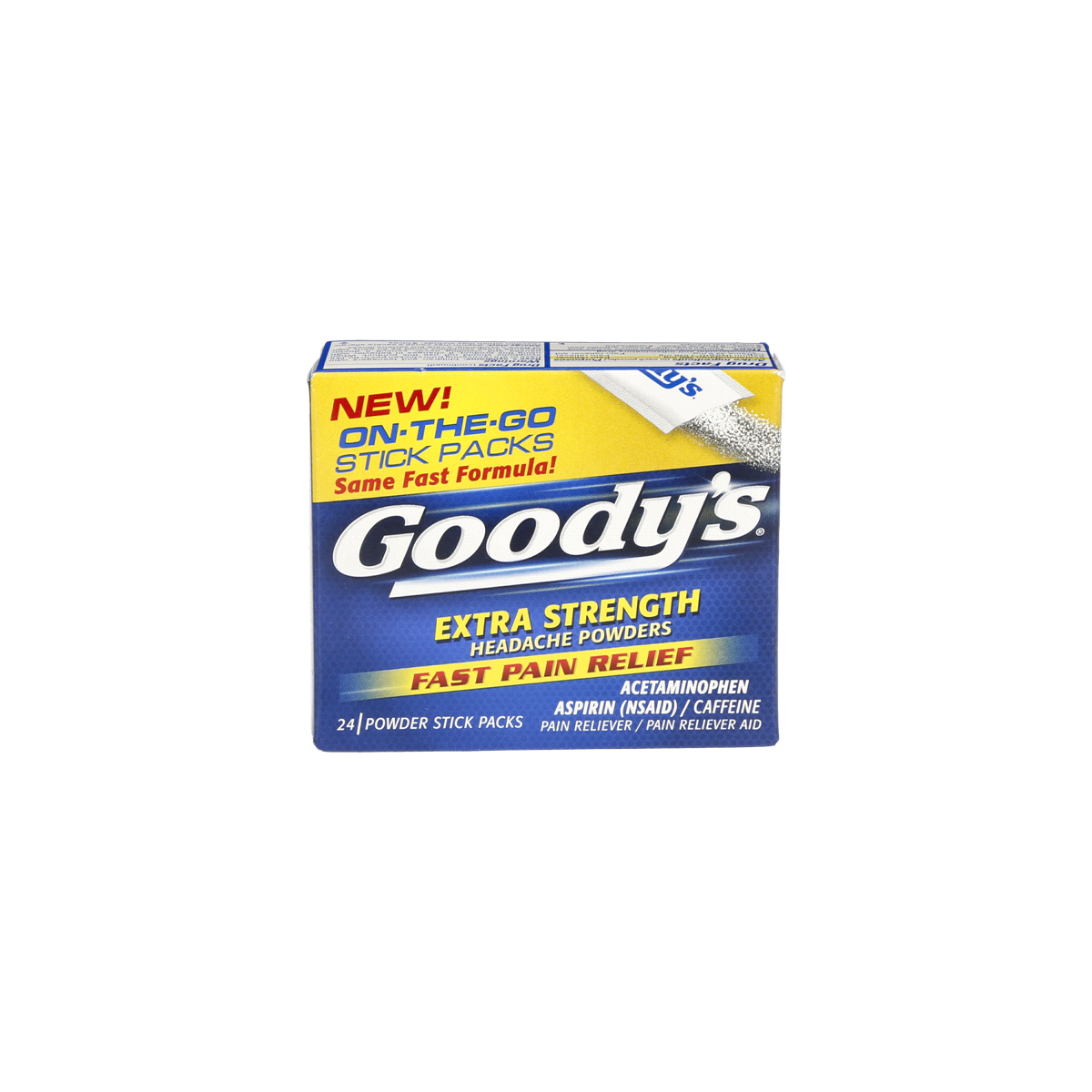 slide 1 of 1, Goody's Extra Strength Headache Powders Fast Pain Relief, 24 ct