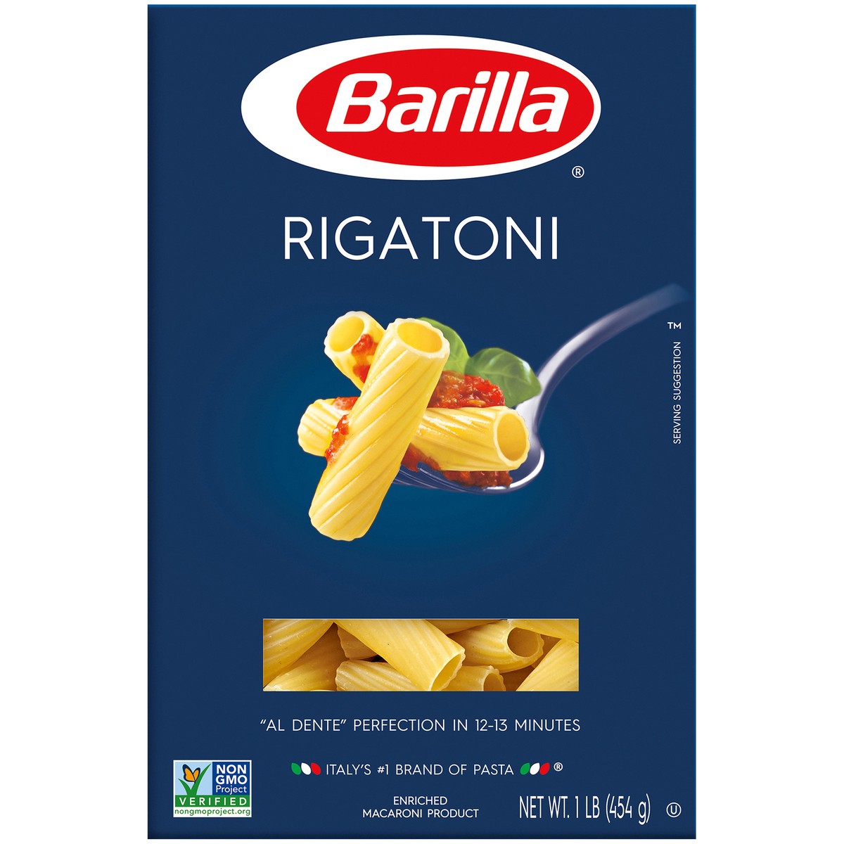 slide 7 of 9, Barilla Rigatoni 1 lb, 1 lb