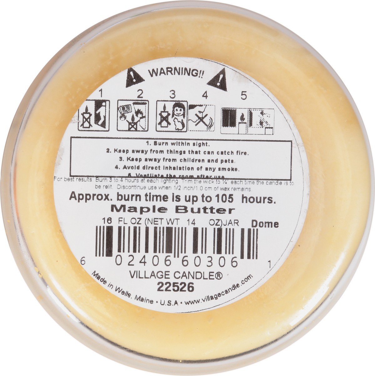 slide 9 of 9, Village Candle Maple Butter Candle 1 ea, 1 ct