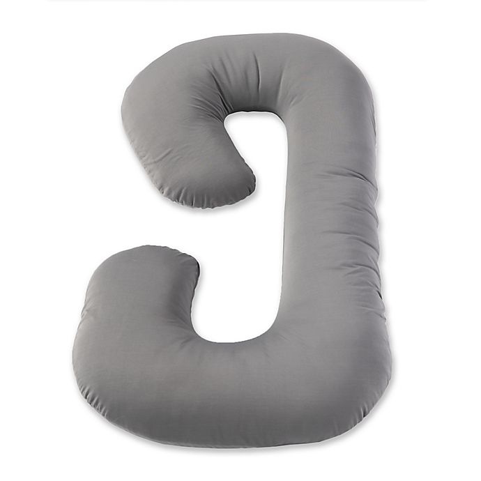 slide 1 of 7, Therapedic Pregnancy Pillow - Grey, 1 ct