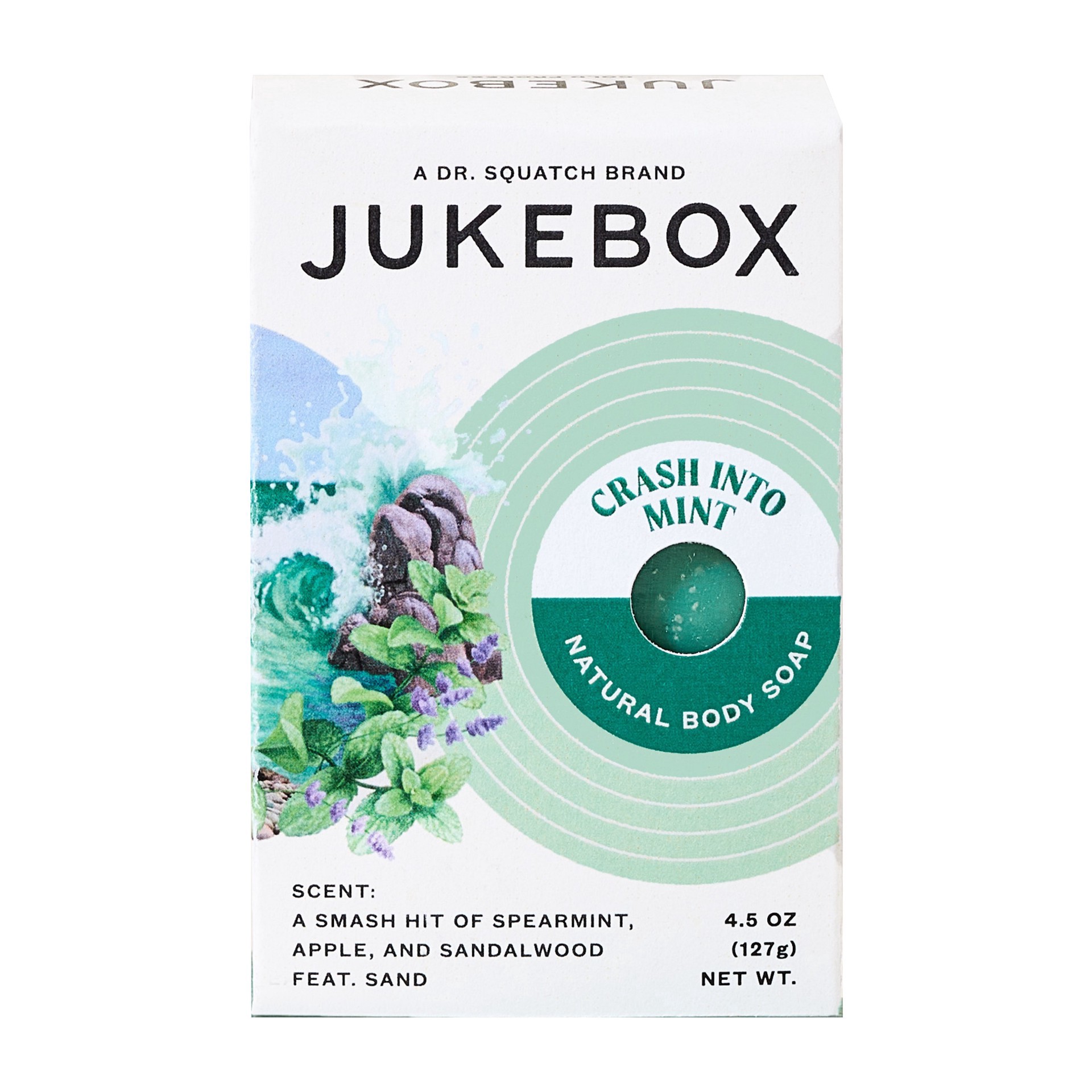 slide 1 of 1, Jukebox Natural Bar Soap - Crash Into Mint, 4.5 oz