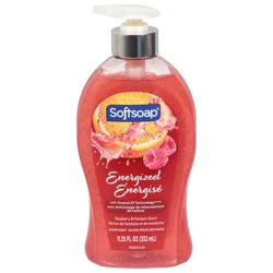 Softsoap Energized Raspberry & Mandarin Scent Hand Soap 11.25 fl oz