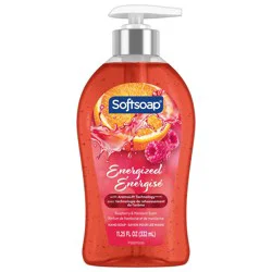 Softsoap Energized Raspberry & Mandarin Scent Hand Soap 11.25 fl oz