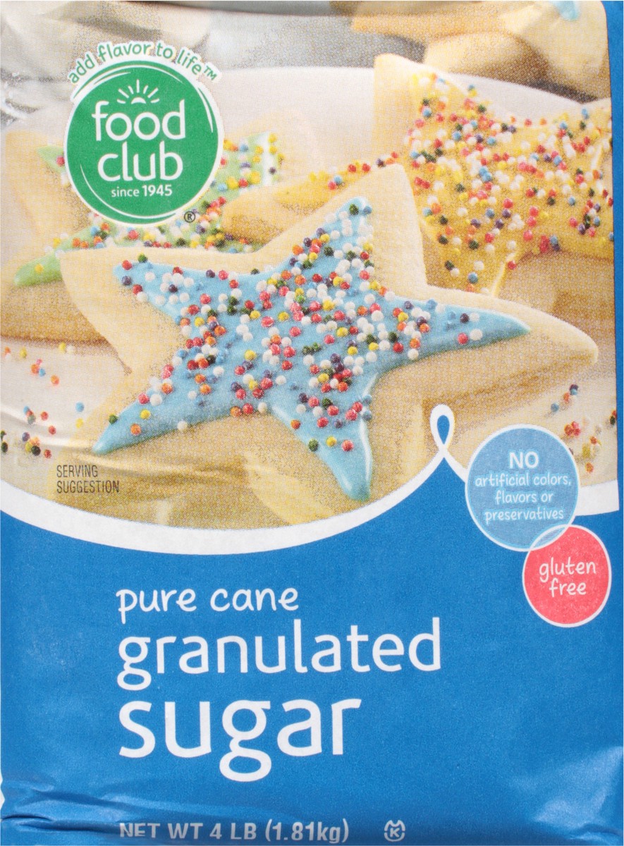 slide 13 of 14, Food Club Sugar, 4 lb