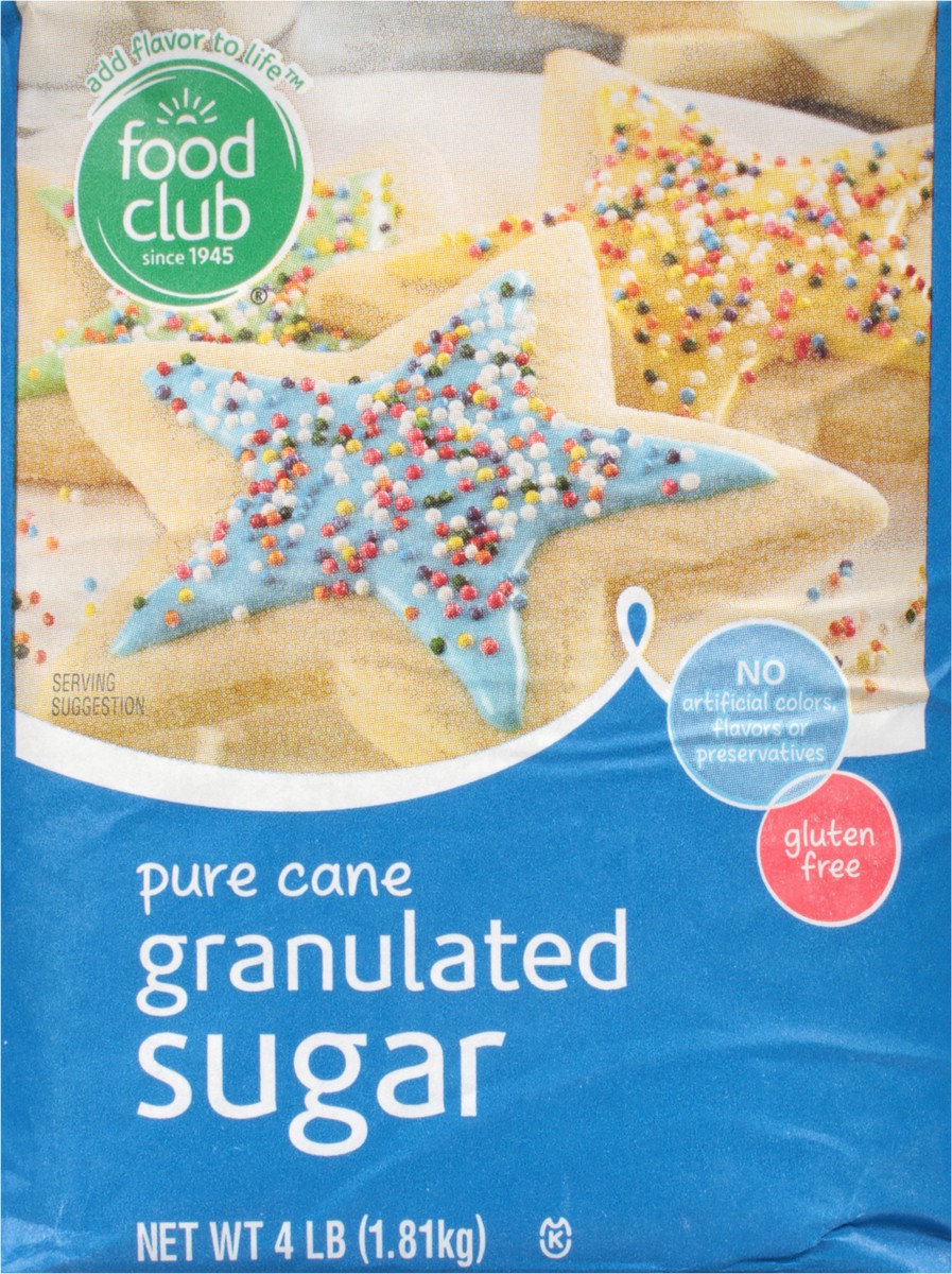 slide 8 of 14, Food Club Sugar, 4 lb