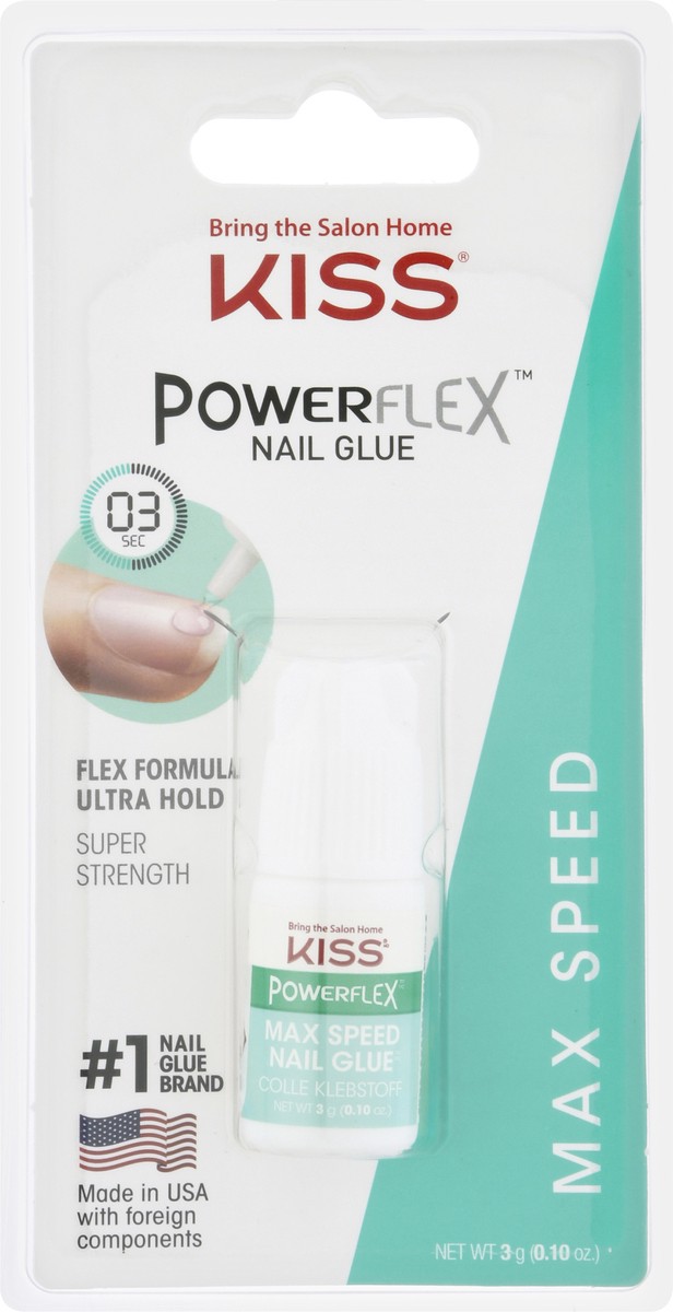 slide 6 of 9, Kiss Powerflex Max Speed Nail Glue, 1 ct