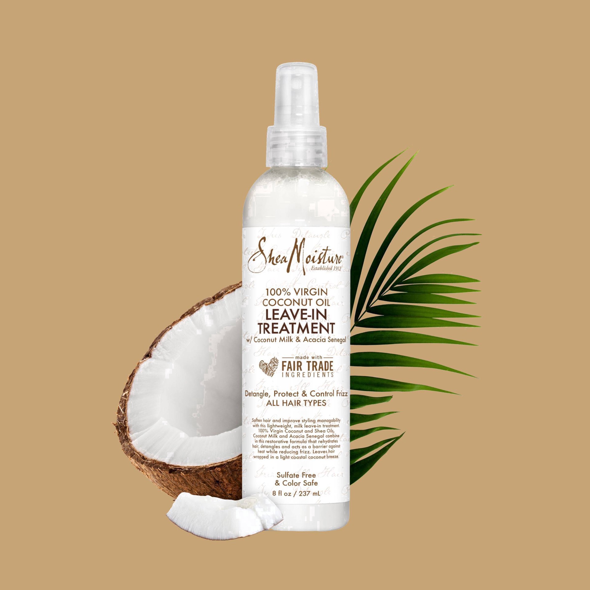 slide 16 of 67, SheaMoisture 100% Extra Virgin Coconut Oil Leave-in Conditioner Treatment, 8 fl oz