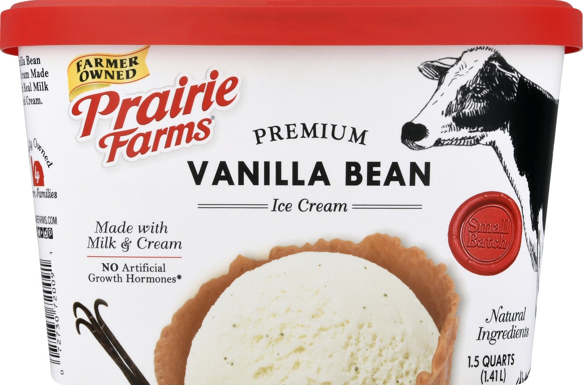 slide 6 of 13, Prairie Farms Premium Vanilla Bean Ice Cream 1.5 qt, 1.5 qt