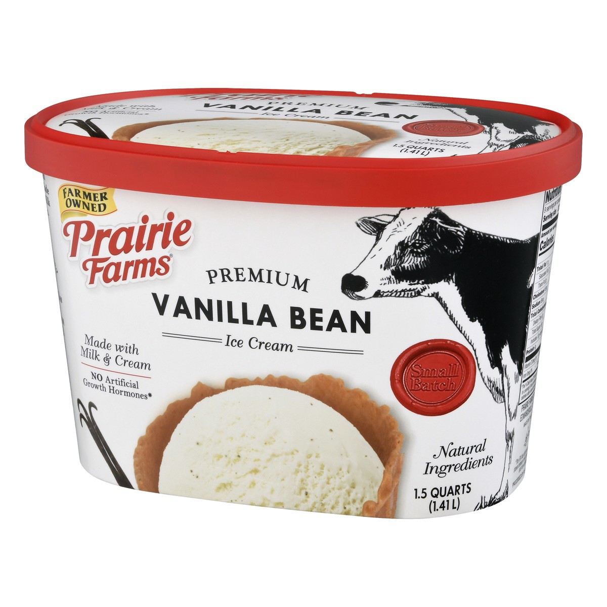 slide 10 of 13, Prairie Farms Premium Vanilla Bean Ice Cream 1.5 qt, 1.5 qt