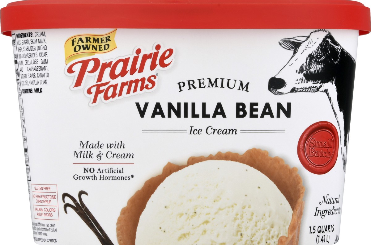 slide 12 of 13, Prairie Farms Premium Vanilla Bean Ice Cream 1.5 qt, 1.5 qt