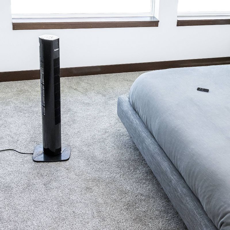 slide 10 of 11, Holmes 37" Whisper Force Tower Oscillating Fan with Clean Breeze, 1 ct