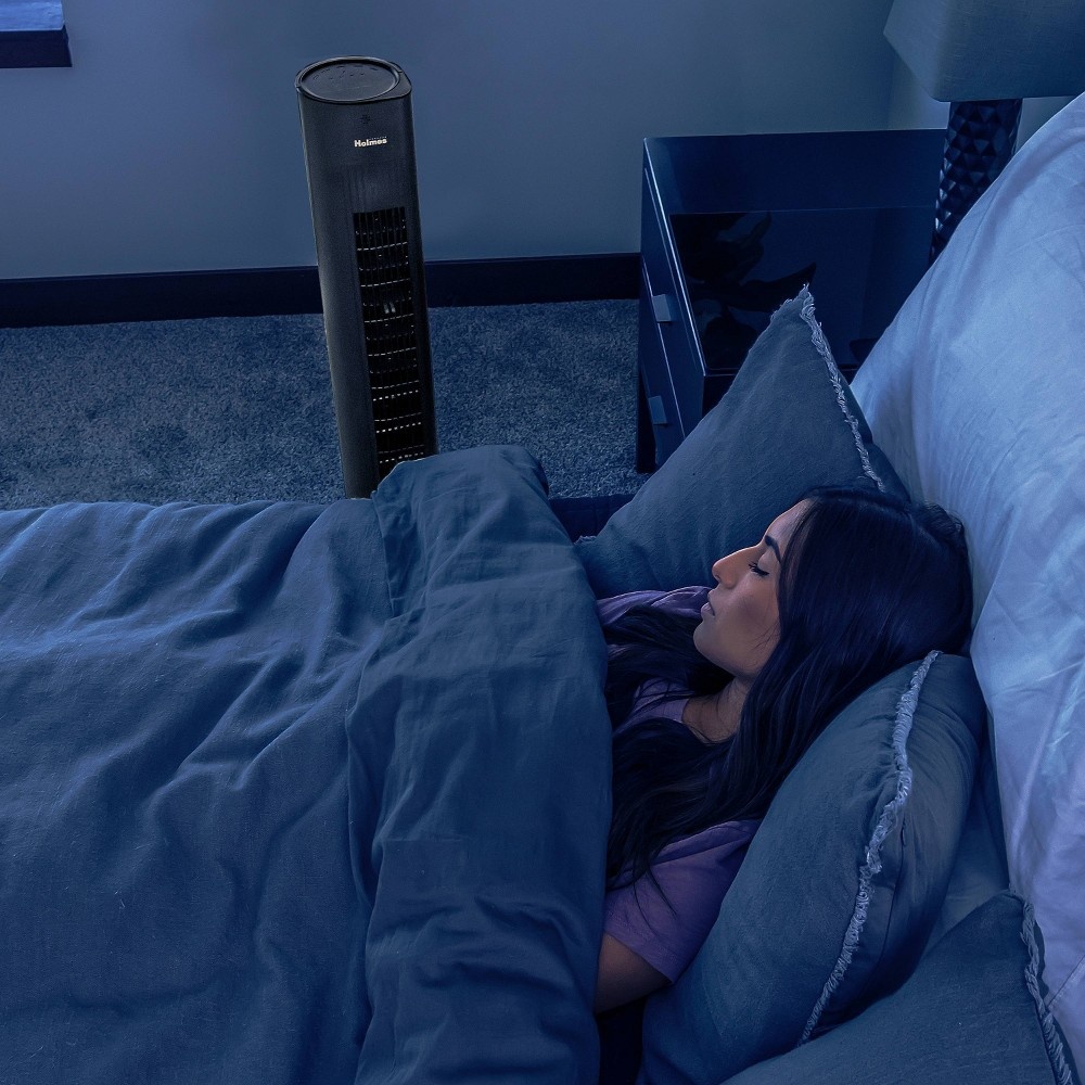 slide 7 of 11, Holmes 36" Smart Tower Oscillating Fan Black, 1 ct