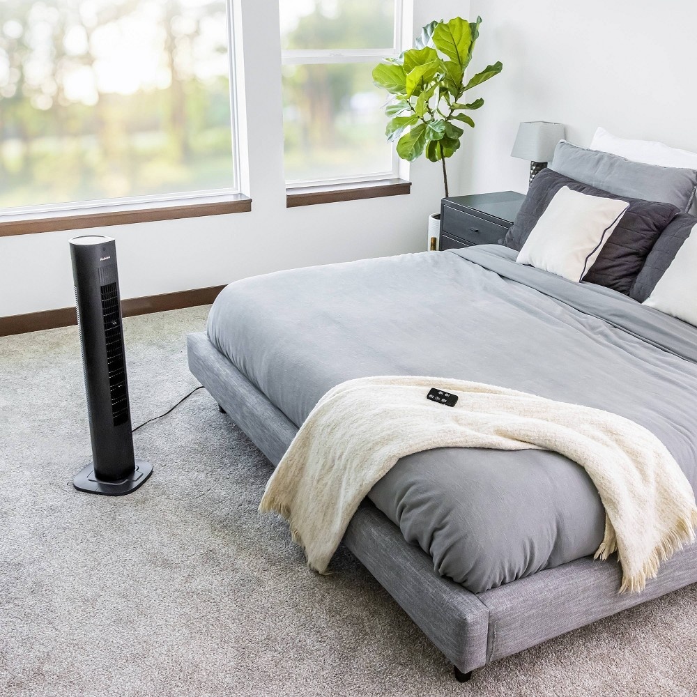 slide 8 of 11, Holmes 36" Smart Tower Oscillating Fan Black, 1 ct