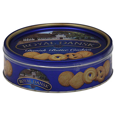 slide 1 of 1, Royal Dansk Danish Style Butter Cookies, 12 oz