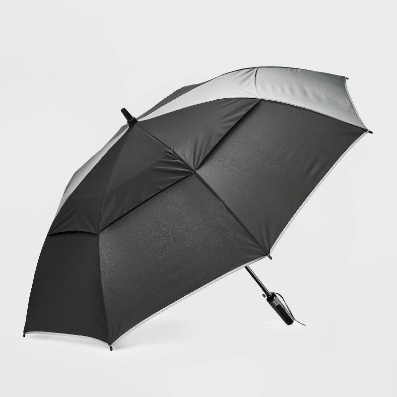 slide 1 of 6, ShedRain Golf Umbrella - Black/Charcoal, 1 ct