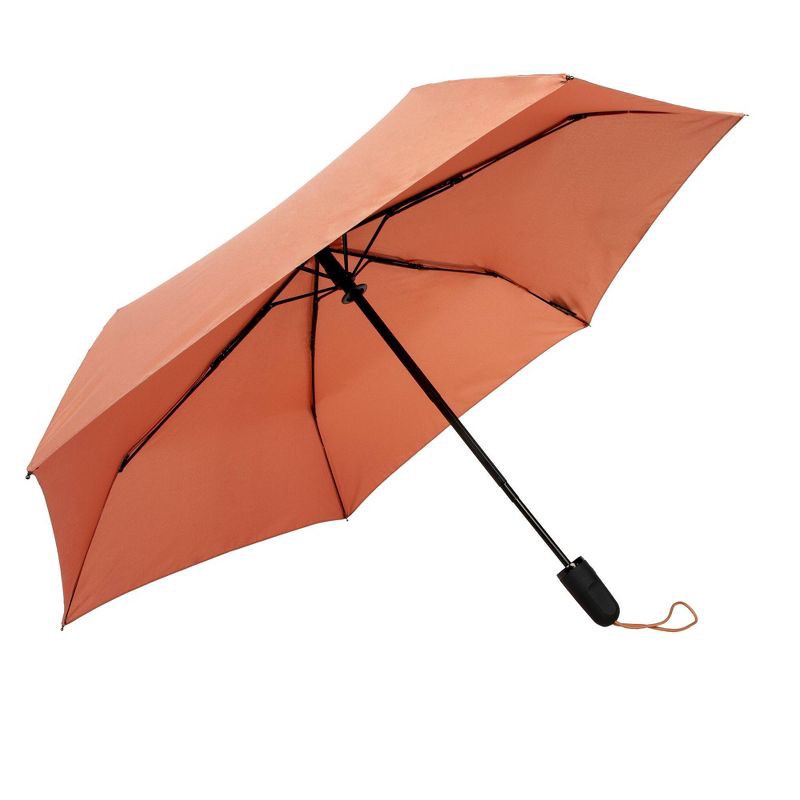slide 3 of 5, ShedRain Auto Open Auto Close Compact Umbrella - Rose Pink: Telescoping Shaft, Solid Polyester Shell, 1 ct