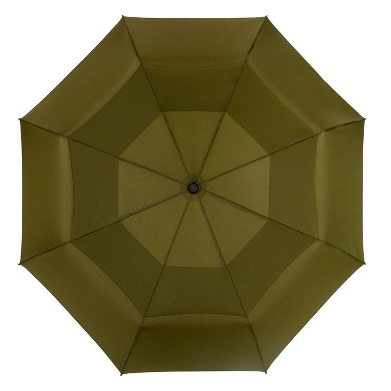 slide 3 of 5, ShedRain VORTEX Auto Open Auto Close Compact Umbrella - Moss Green: Auto-Open, Auto-Close, Telescoping Shaft, 47" Span, 1 ct
