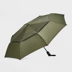ShedRain VORTEX Auto Open Auto Close Compact Umbrella - Moss Green: Auto-Open, Auto-Close, Telescoping Shaft, 47" Span