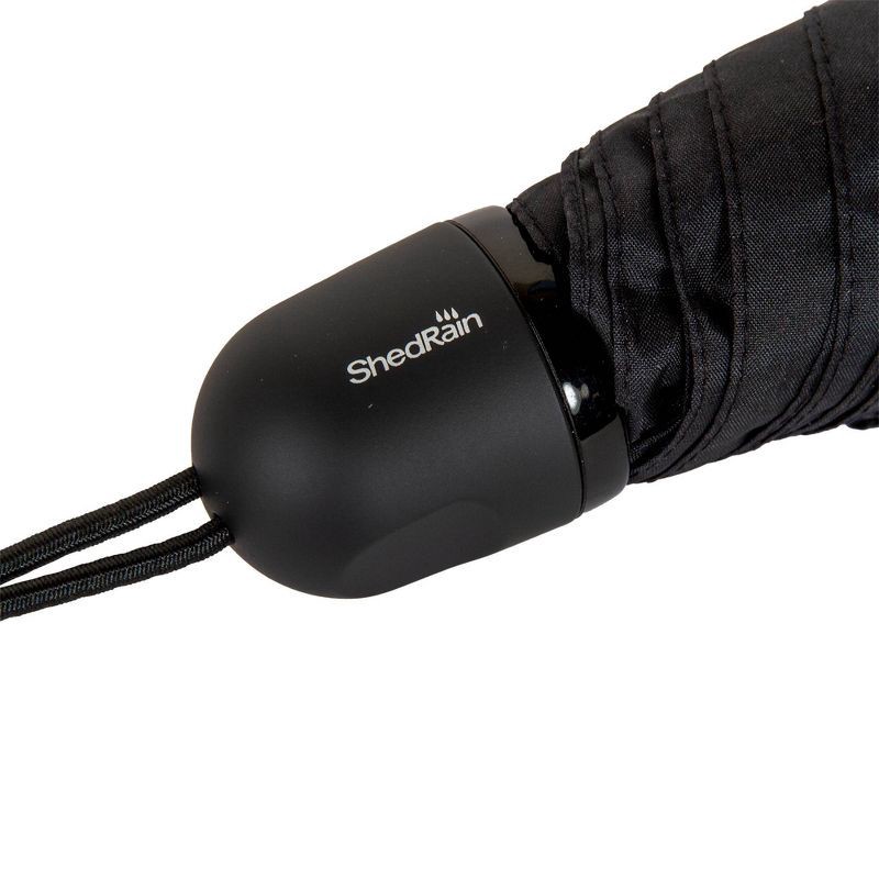 slide 4 of 4, ShedRain Mini Manual Compact Umbrella - Black, 1 ct