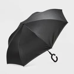 ShedRain UnbelievaBrella Reverse Opening Stick Umbrella - Black