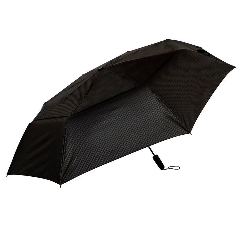 slide 2 of 5, ShedRain JUMBO Auto Open Auto Close Compact Umbrella - Black, 1 ct