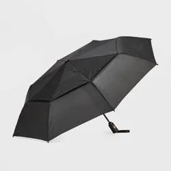 ShedRain VORTEX Auto Open Auto Close Compact Umbrella - Black: Auto-Open & Close, Telescoping Shaft, 47" Span, Polyester Shell