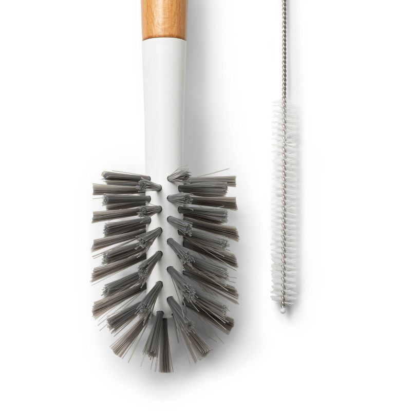 slide 2 of 3, Bottle & Straw Brush Set - 2ct - Everspring™, 2 ct