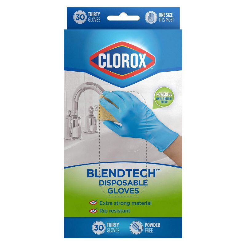 slide 1 of 3, Clorox BlendTech Disposable Gloves - 30ct, 30 ct