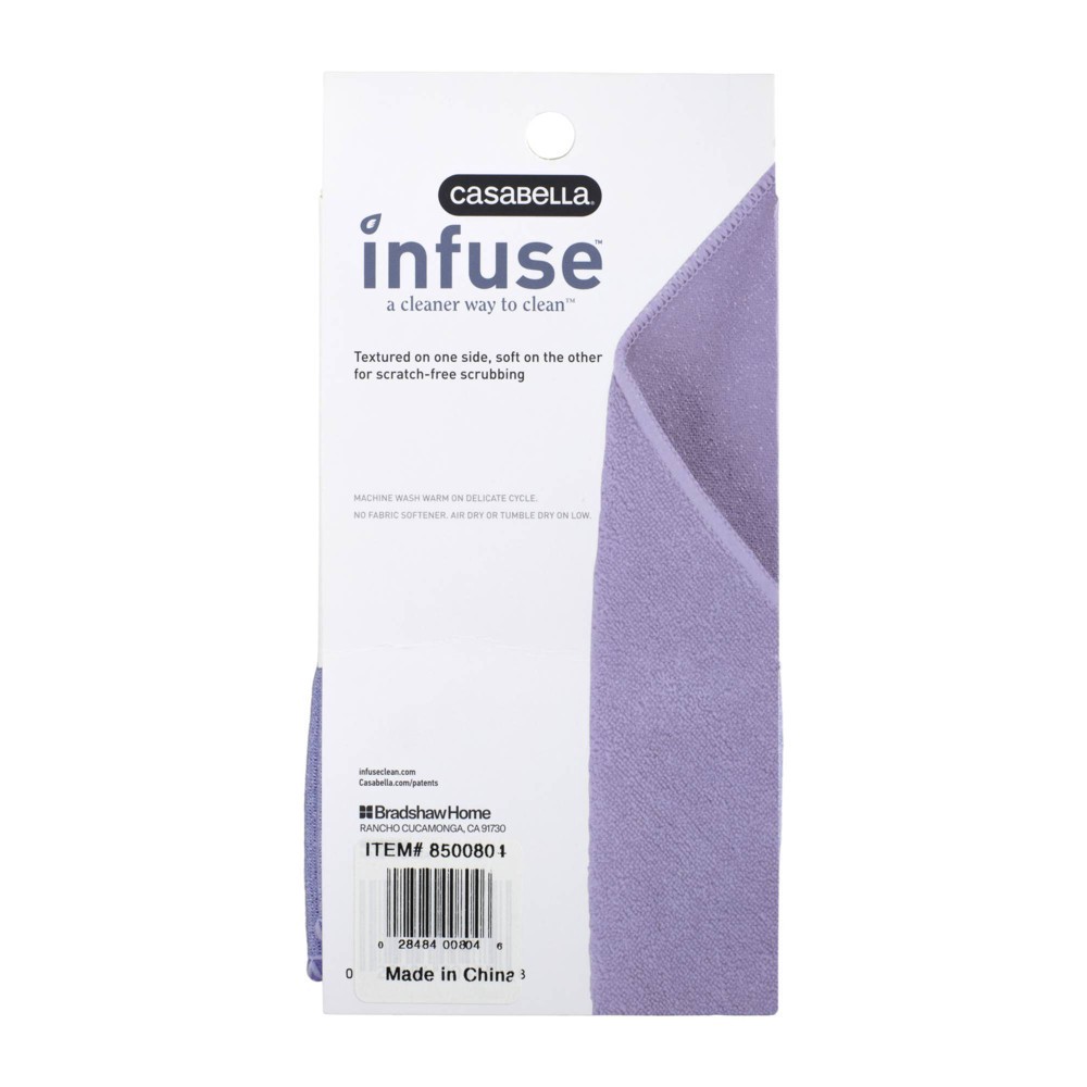 Casabella Infuse Microfiber Cloths, For All Your Cleaning Needs