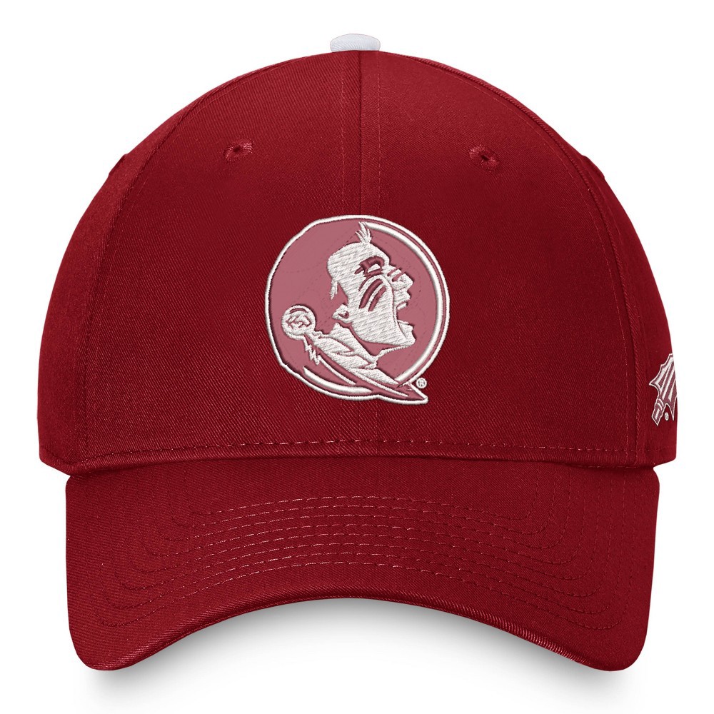 slide 3 of 4, NCAA Florida State Seminoles Men's Comp Structured Brushed Cotton Hat, 1 ct