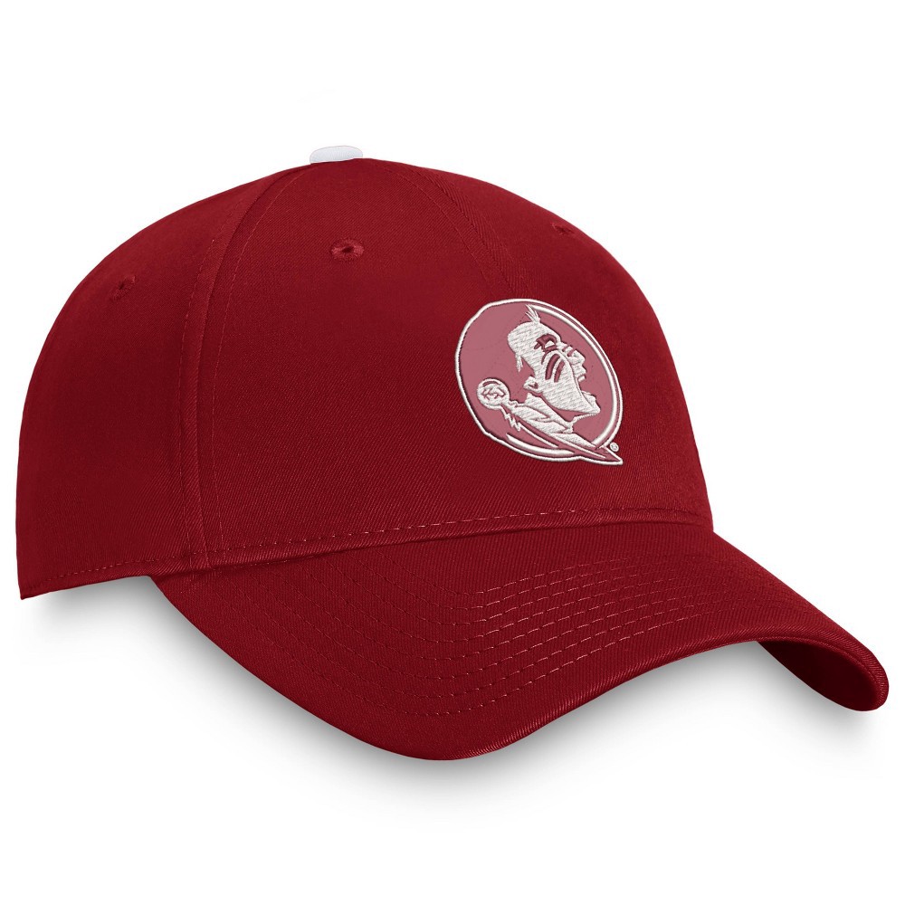 slide 4 of 4, NCAA Florida State Seminoles Men's Comp Structured Brushed Cotton Hat, 1 ct