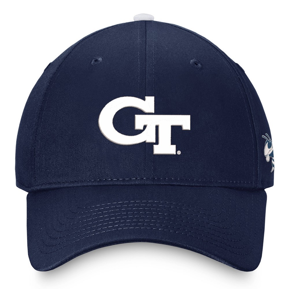slide 3 of 4, NCAA Georgia Tech Yellow Jackets Men's Comp Structured Brushed Cotton Hat, 1 ct
