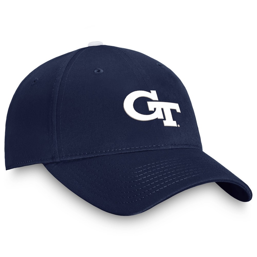 slide 4 of 4, NCAA Georgia Tech Yellow Jackets Men's Comp Structured Brushed Cotton Hat, 1 ct