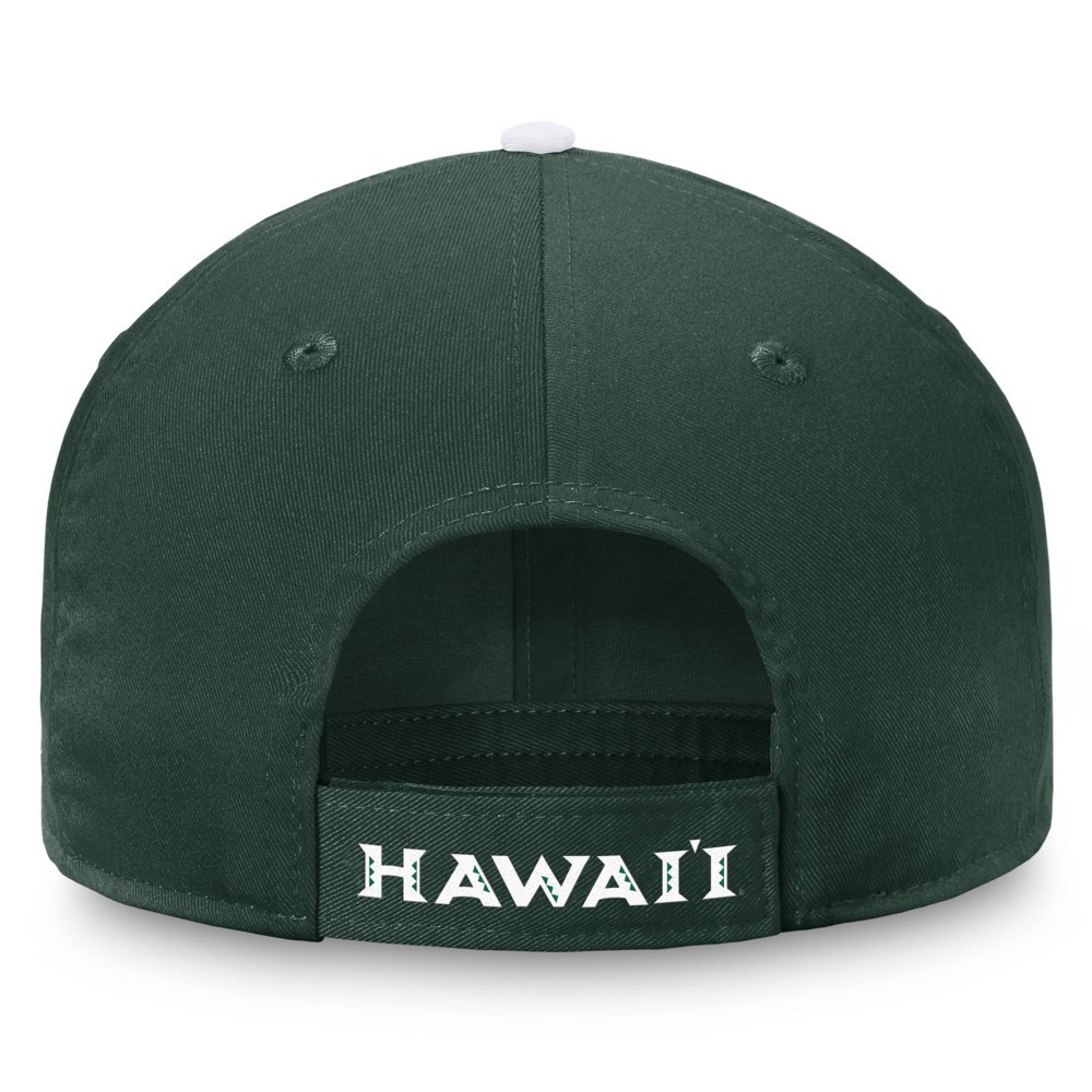 slide 2 of 4, NCAA Hawaii Rainbow Warriors Men's Comp Structured Brushed Cotton Hat, 1 ct
