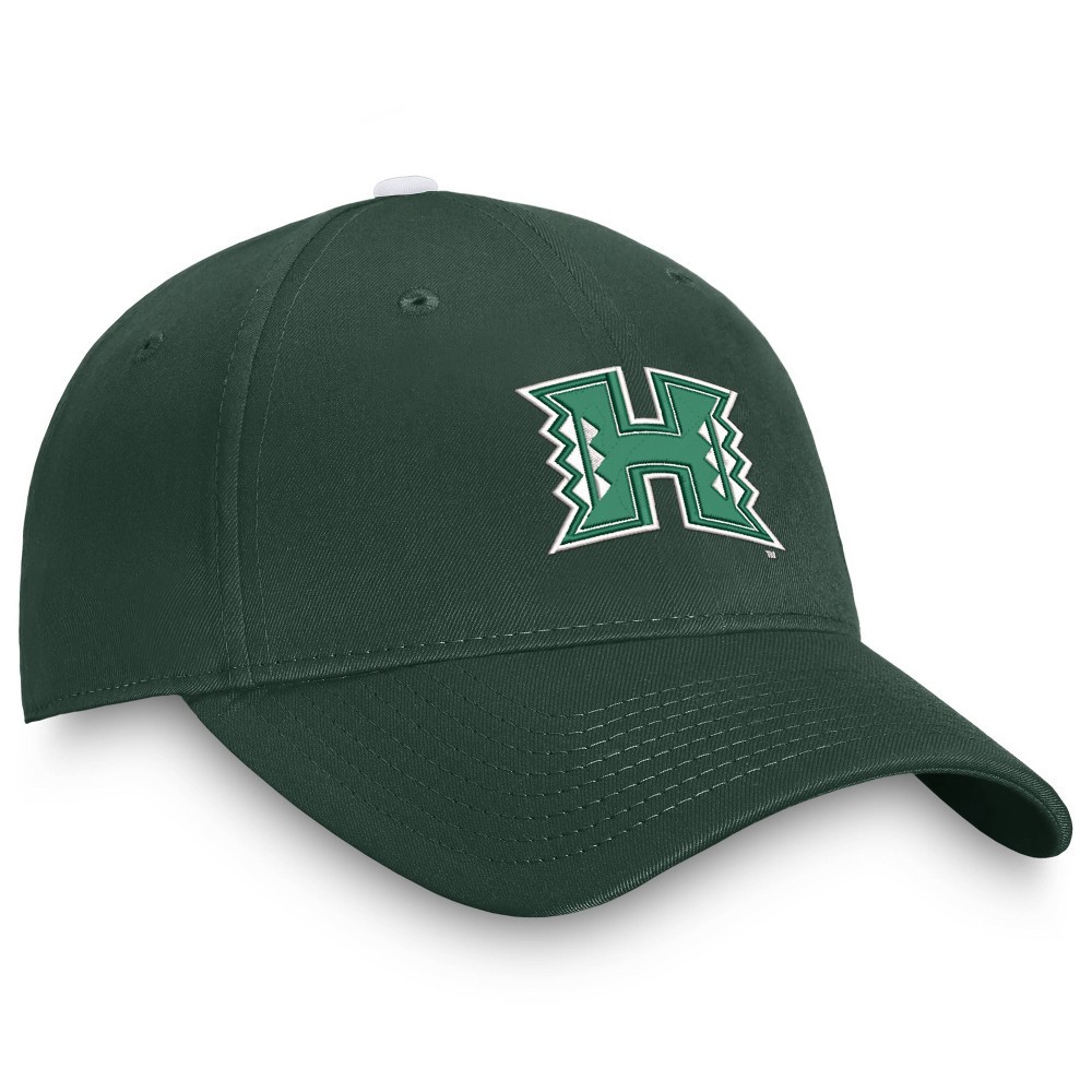 slide 4 of 4, NCAA Hawaii Rainbow Warriors Men's Comp Structured Brushed Cotton Hat, 1 ct