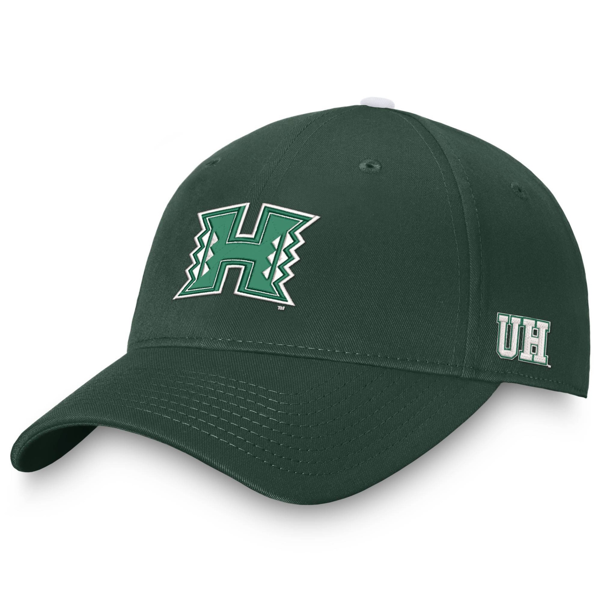slide 1 of 4, NCAA Hawaii Rainbow Warriors Men's Comp Structured Brushed Cotton Hat, 1 ct