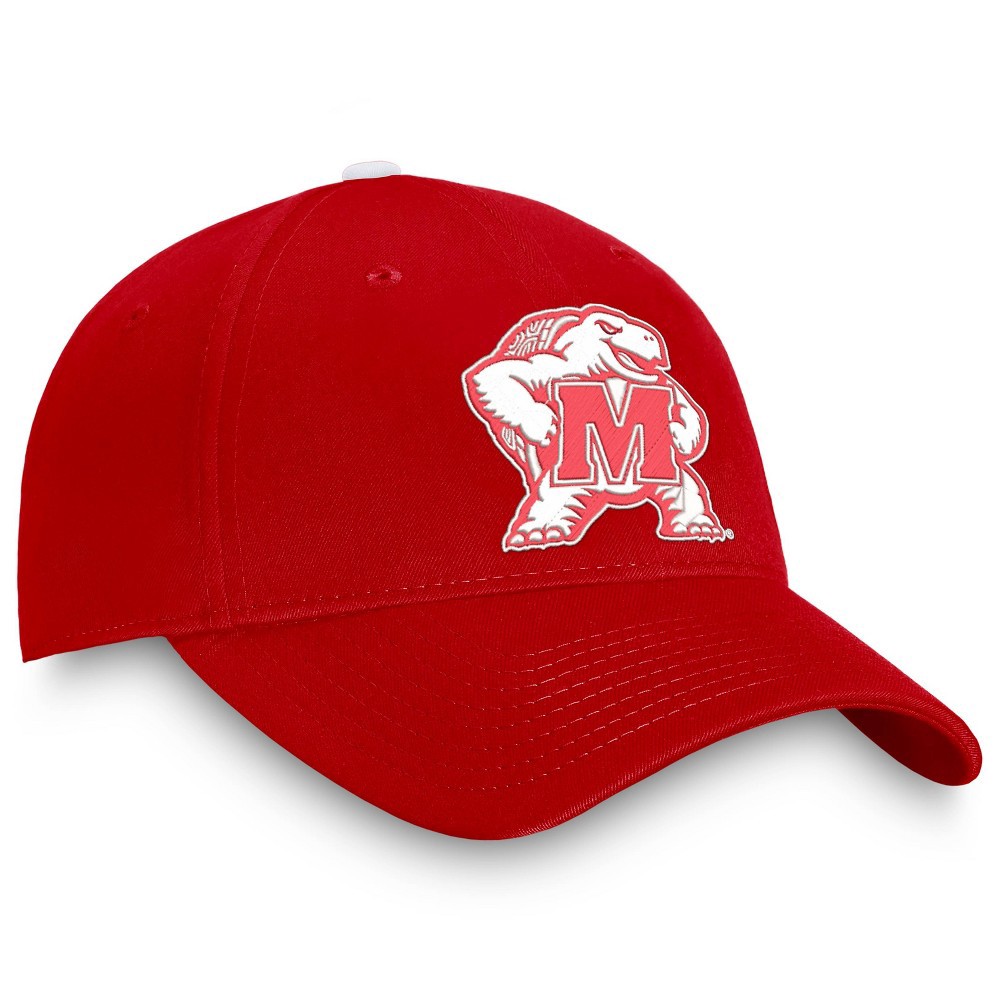 slide 2 of 4, NCAA Maryland Terrapins Men's Comp Structured Brushed Cotton Hat, 1 ct